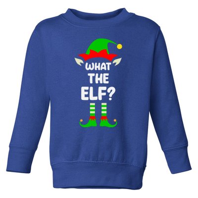 What The Elf Matching Family Christmas Gift Toddler Sweatshirt