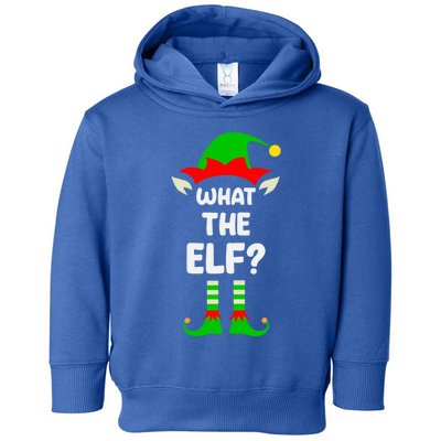 What The Elf Matching Family Christmas Gift Toddler Hoodie