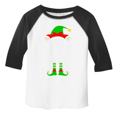 What The Elf Matching Family Christmas Gift Toddler Fine Jersey T-Shirt