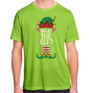 What The Elf Matching Family Christmas Holiday Group Gift Adult ChromaSoft Performance T-Shirt