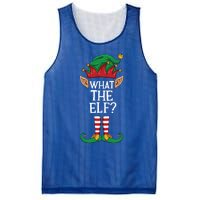 What The Elf Matching Family Christmas Holiday Group Gift Mesh Reversible Basketball Jersey Tank