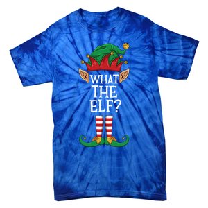 What The Elf Matching Family Christmas Holiday Group Gift Tie-Dye T-Shirt