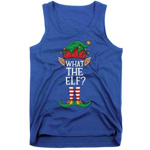 What The Elf Matching Family Christmas Holiday Group Gift Tank Top