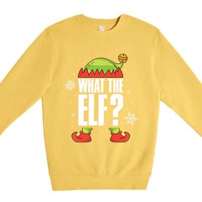 What The Elf Gift Premium Crewneck Sweatshirt