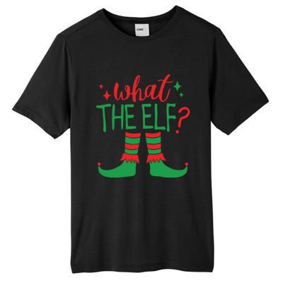 What The Elf Funny Gift Tall Fusion ChromaSoft Performance T-Shirt