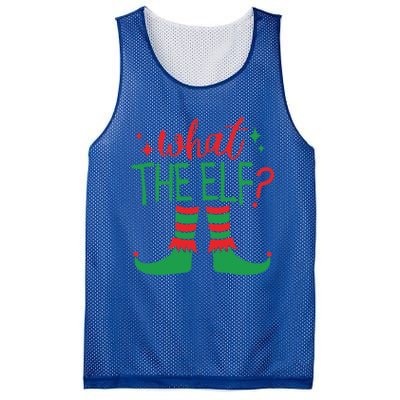 What The Elf Funny Gift Mesh Reversible Basketball Jersey Tank