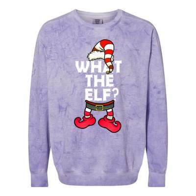 What The Elf Gift Colorblast Crewneck Sweatshirt