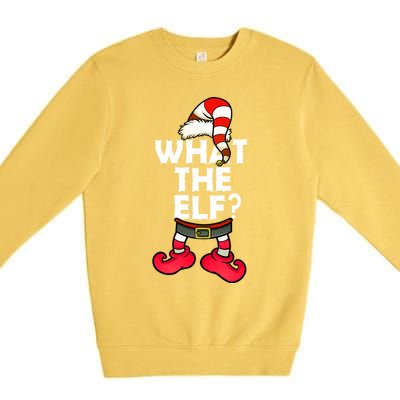 What The Elf Gift Premium Crewneck Sweatshirt