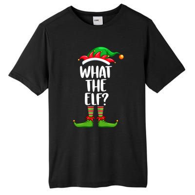 What The Elf Gift Matching Family Group Christmas Costume Great Gift Tall Fusion ChromaSoft Performance T-Shirt