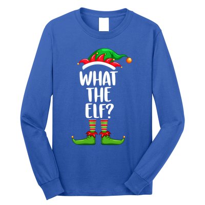 What The Elf Gift Matching Family Group Christmas Costume Great Gift Long Sleeve Shirt