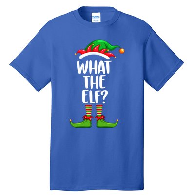 What The Elf Gift Matching Family Group Christmas Costume Great Gift Tall T-Shirt