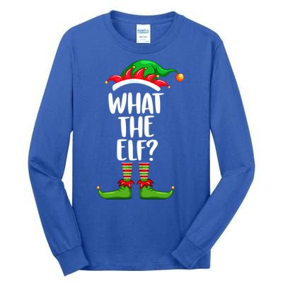 What The Elf Gift Matching Family Group Christmas Costume Great Gift Tall Long Sleeve T-Shirt