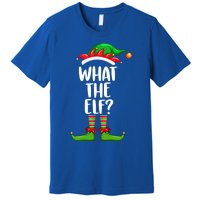 What The Elf Gift Matching Family Group Christmas Costume Great Gift Premium T-Shirt