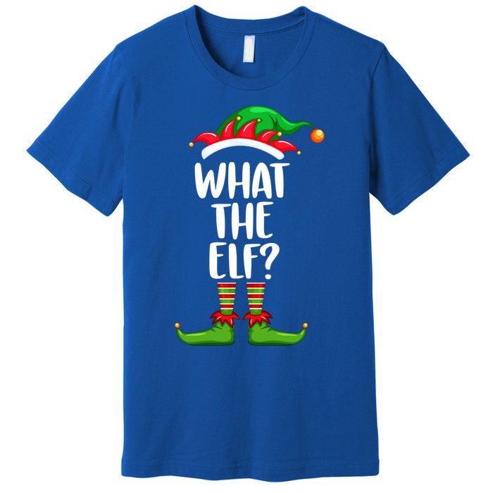 What The Elf Gift Matching Family Group Christmas Costume Great Gift Premium T-Shirt