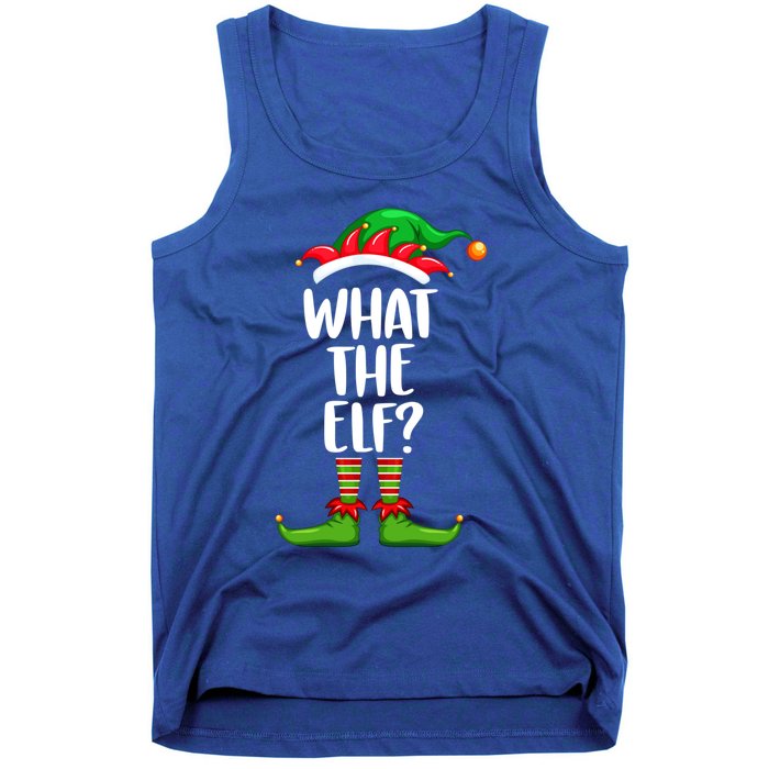 What The Elf Gift Matching Family Group Christmas Costume Great Gift Tank Top