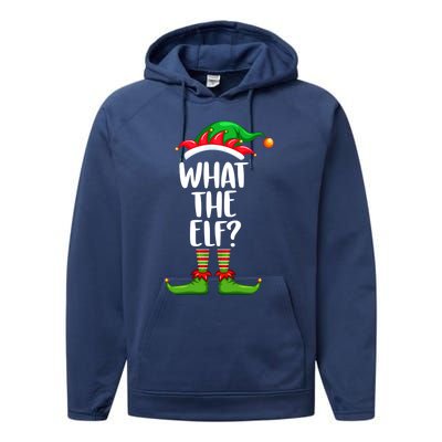 What The Elf Gift Matching Family Group Christmas Costume Great Gift Performance Fleece Hoodie