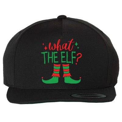 What The Elf Funny Gift Wool Snapback Cap