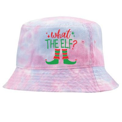 What The Elf Funny Gift Tie-Dyed Bucket Hat