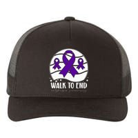 Walk To EndAlzheimer's Awareness ribbon Yupoong Adult 5-Panel Trucker Hat