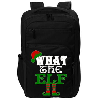 What The Elf Ugly Christmas Funny Gift Impact Tech Backpack