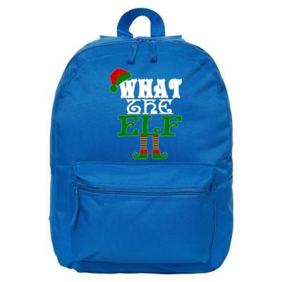 What The Elf Ugly Christmas Funny Gift 16 in Basic Backpack