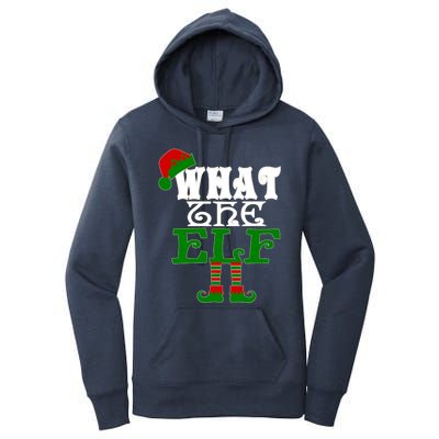 What The Elf Ugly Christmas Funny Gift Women's Pullover Hoodie