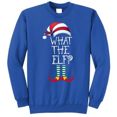 What The Elf? Family Matching Christmas Gift Group Gift Sweatshirt