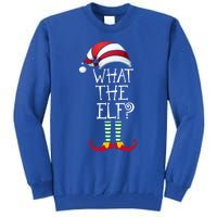 What The Elf? Family Matching Christmas Gift Group Gift Tall Sweatshirt