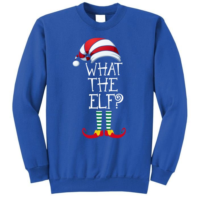 What The Elf? Family Matching Christmas Gift Group Gift Tall Sweatshirt