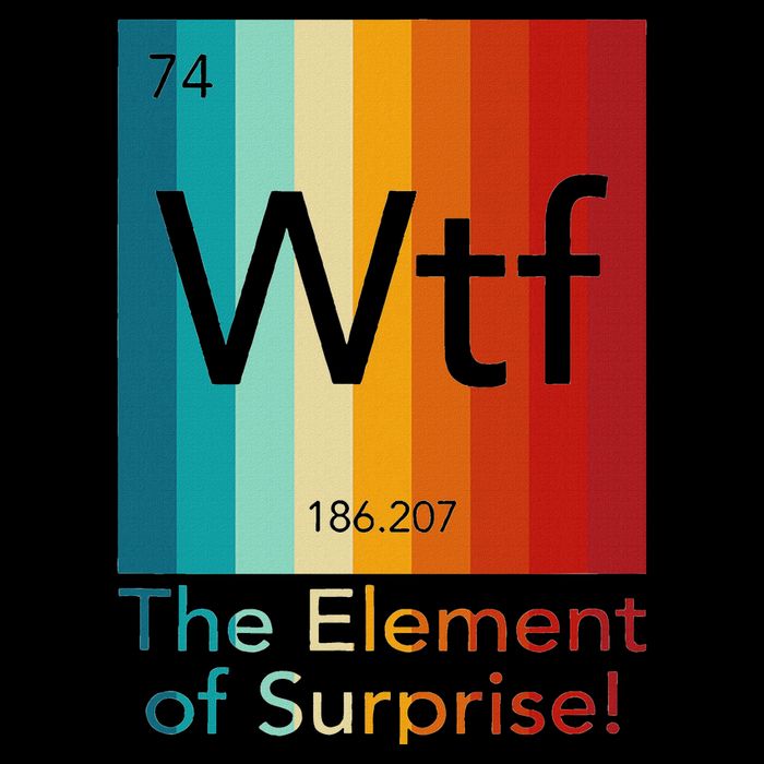 Wtf The Element Of Surprise Funny Chemistry Element Baby Bodysuit