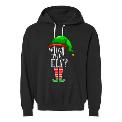 What The Elf Group Matching Family Christmas Garment-Dyed Fleece Hoodie