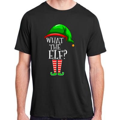 What The Elf Group Matching Family Christmas Adult ChromaSoft Performance T-Shirt