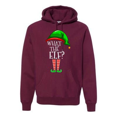 What The Elf Group Matching Family Christmas Premium Hoodie