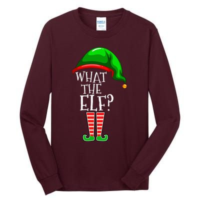 What The Elf Group Matching Family Christmas Tall Long Sleeve T-Shirt