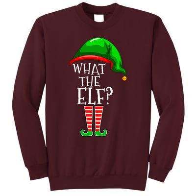 What The Elf Group Matching Family Christmas Tall Sweatshirt