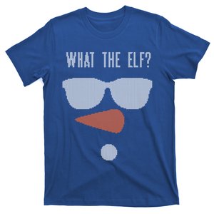 What The Elf? Funny Ugly Christmas Sweater Gift T-Shirt