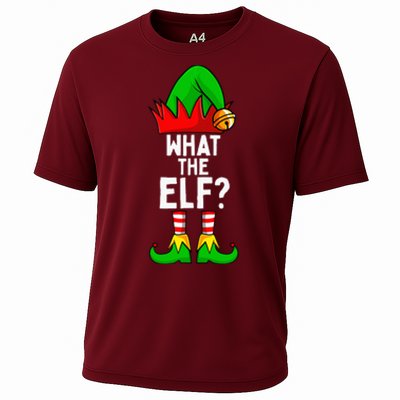 What The Elf Matching Family Christmas Cooling Performance Crew T-Shirt