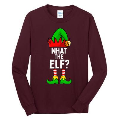 What The Elf Matching Family Christmas Tall Long Sleeve T-Shirt