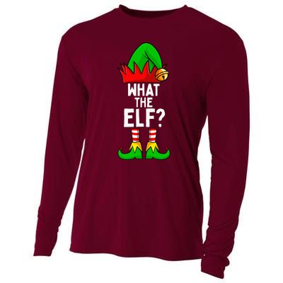 What The Elf Matching Family Christmas Cooling Performance Long Sleeve Crew