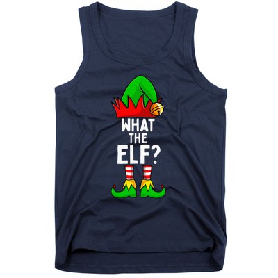 What The Elf Matching Family Christmas Tank Top