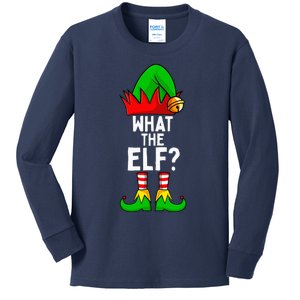 What The Elf Matching Family Christmas Kids Long Sleeve Shirt