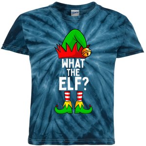 What The Elf Matching Family Christmas Kids Tie-Dye T-Shirt