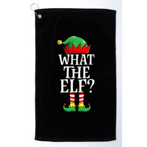 What The Elf Matching Family Group Christmas Party Pajama Platinum Collection Golf Towel