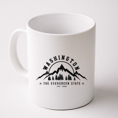 Washington The Evergreen State Nature Mountains Outdoor Gift T Coffee Mug