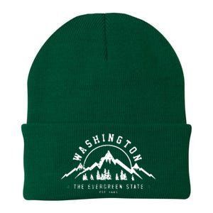 Washington The Evergreen State Nature Mountains Outdoor Gift Hoodie Knit Cap Winter Beanie