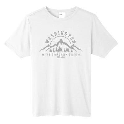 Washington The Evergreen State Nature Mountains Outdoor Gift Tall Fusion ChromaSoft Performance T-Shirt