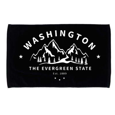 Washington The Evergreen State Microfiber Hand Towel
