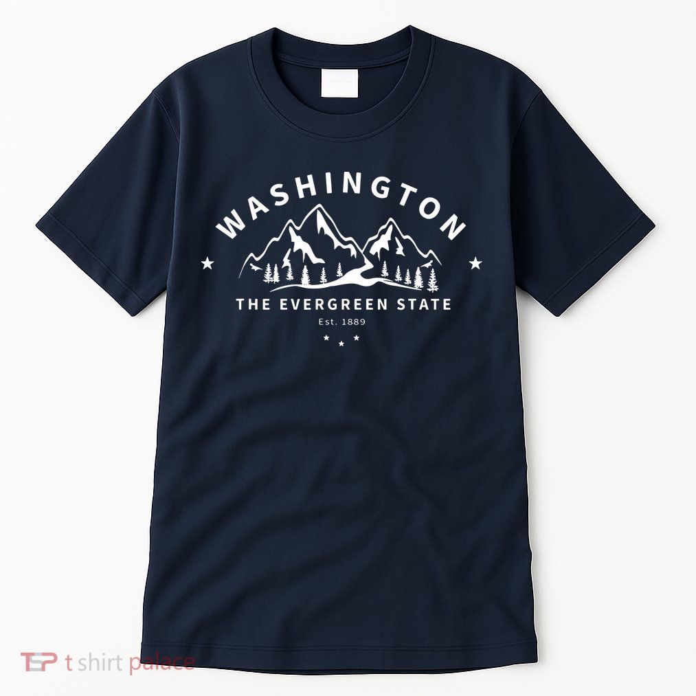 Washington The Evergreen State Tall T-Shirt