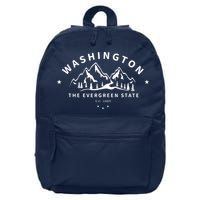 Washington The Evergreen State 16 in Basic Backpack