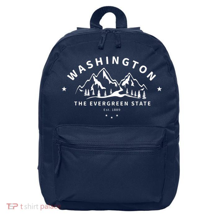 Washington The Evergreen State 16 in Basic Backpack